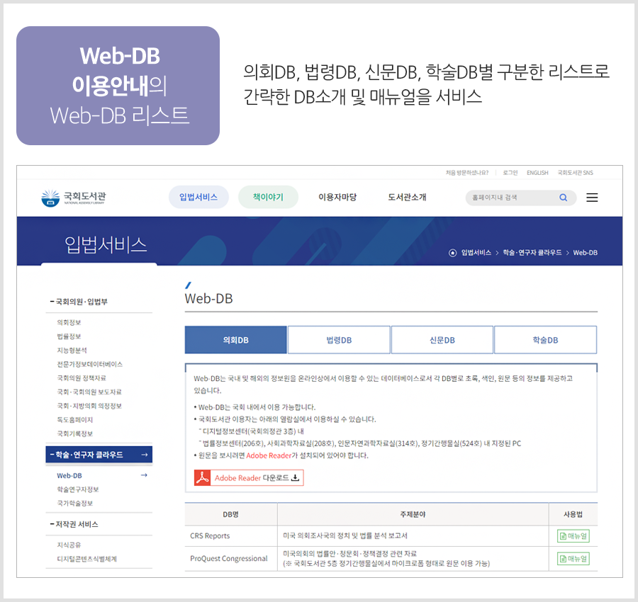 알아두면 유용한 국회도서관 웹DB 11종 이미지3