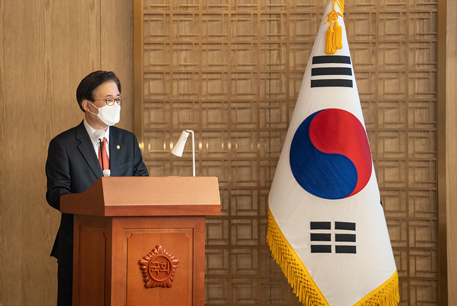 2022년도 국회의장 신년업무보고 새로운 도약, 국회도서관 개관 70주년···글로벌 경쟁력 갖춘 미래도서관으로 사진3